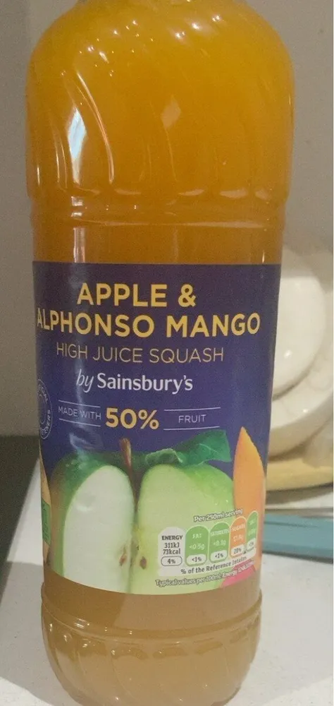 APPLE & MANGO HIGH JUICE SQUASH