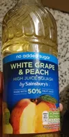 White grape and Peach high juice squash