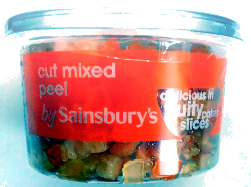 cut mixed peel
