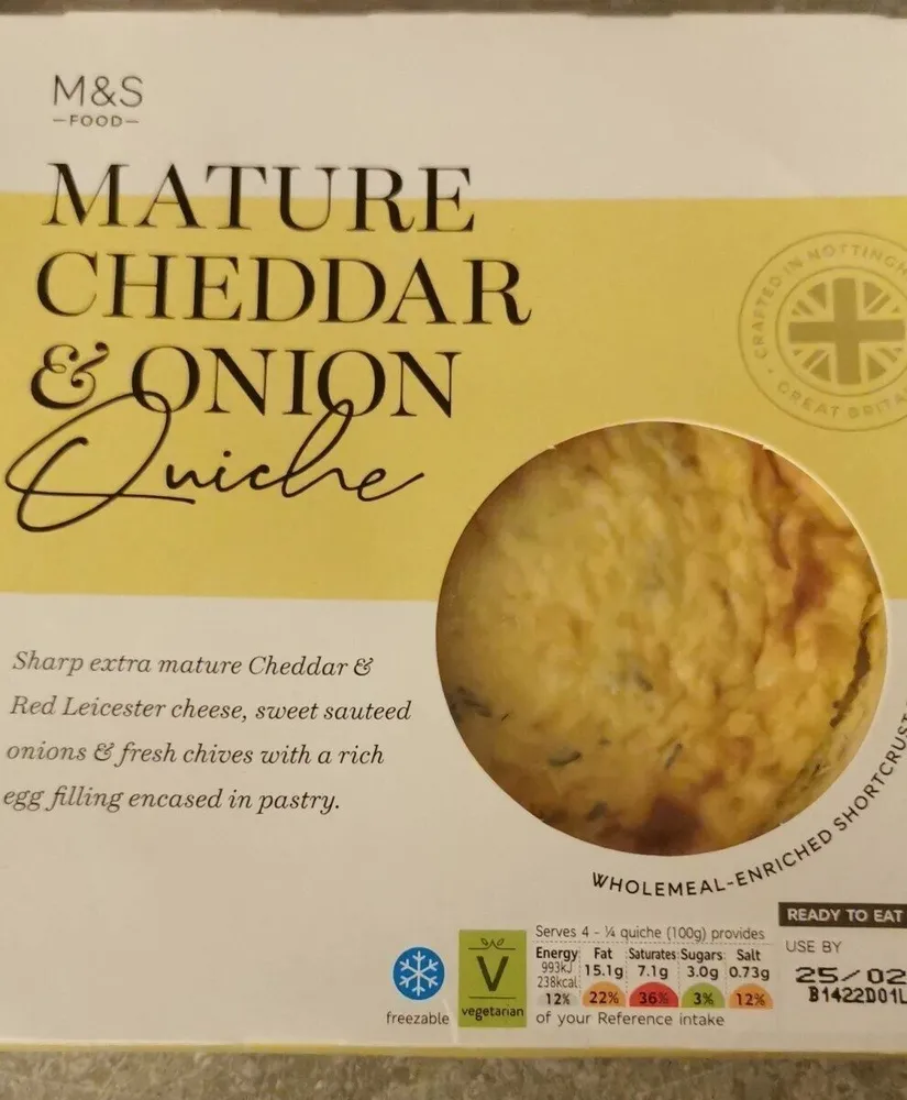 Mature cheddar and onion