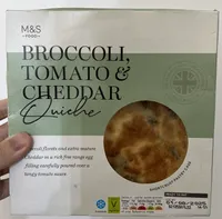 Broccoli Cheese Tomato Quiche