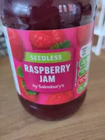Confiture de framboises (Seedless raspberry jam)