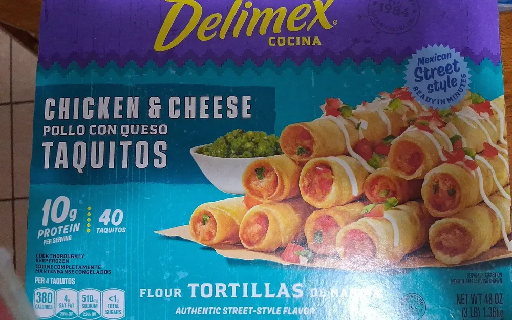 CHICKEN & CHEESE TAQUITOS