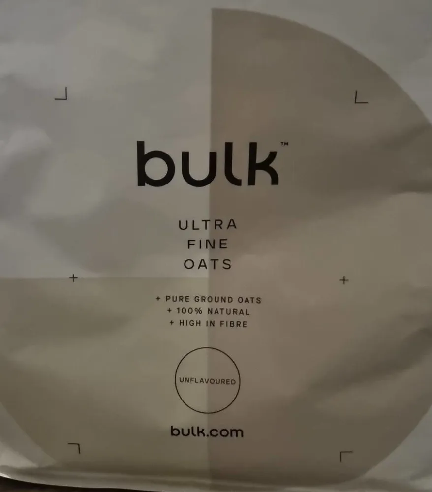 Bulk ultra fine oats