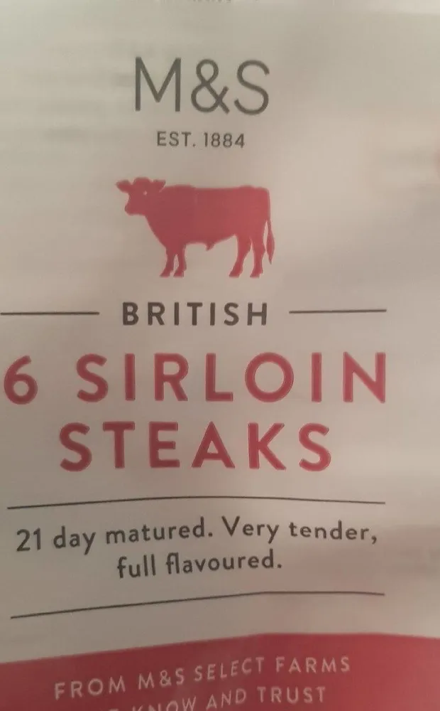 Beef Sirloin Steaks