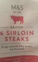 Beef Sirloin Steaks