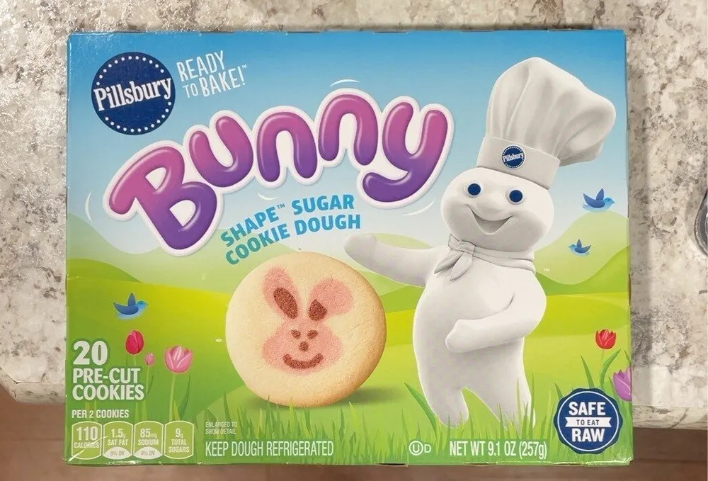 Bunny Shape Sugar Cookie Dough