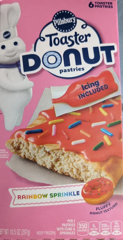 Toaster Donut Rainbow Sprinkle