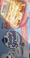 Pillsbury Cream Cheese and Strawberry Toaster Strudel Pastries 6 Count