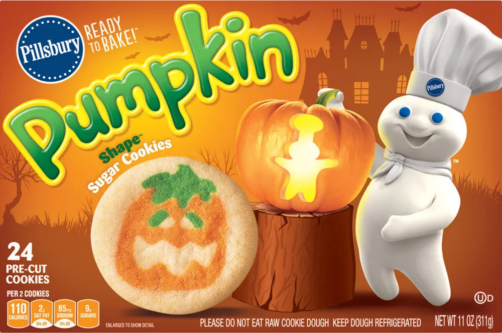 Ready to bake! pumpkin shape sugar cookies