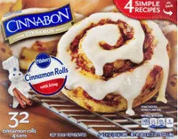 Pillsbury cinnamon rolls with icing
