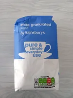 White granulated sugar