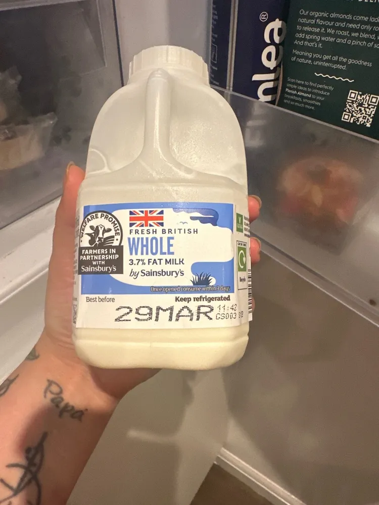 Milk full fat