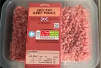 20% fat beef mince