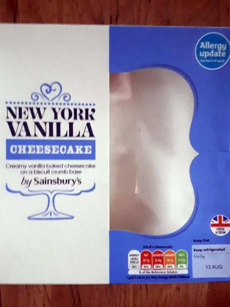 New York Vanilla Cheesecake