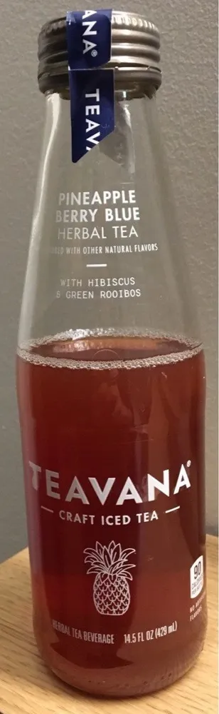 Herbal iced tea beverage
