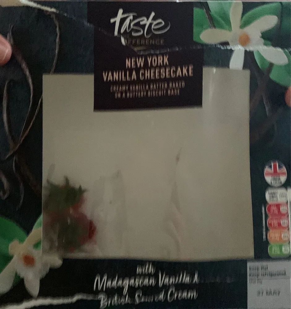 New York Vanilla Cheesecake