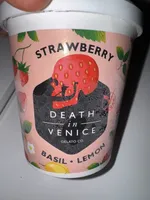 Strawberry Basil Lemon Gelato