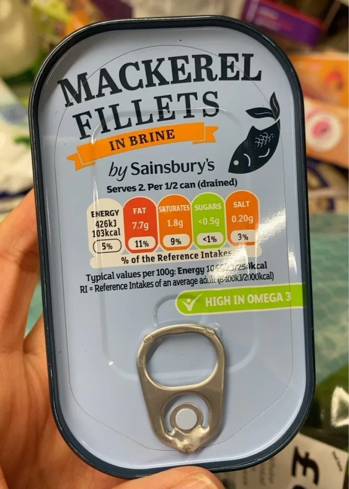 mackerel fillets in brine