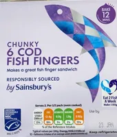 Chunky 6 Cod fish fingers