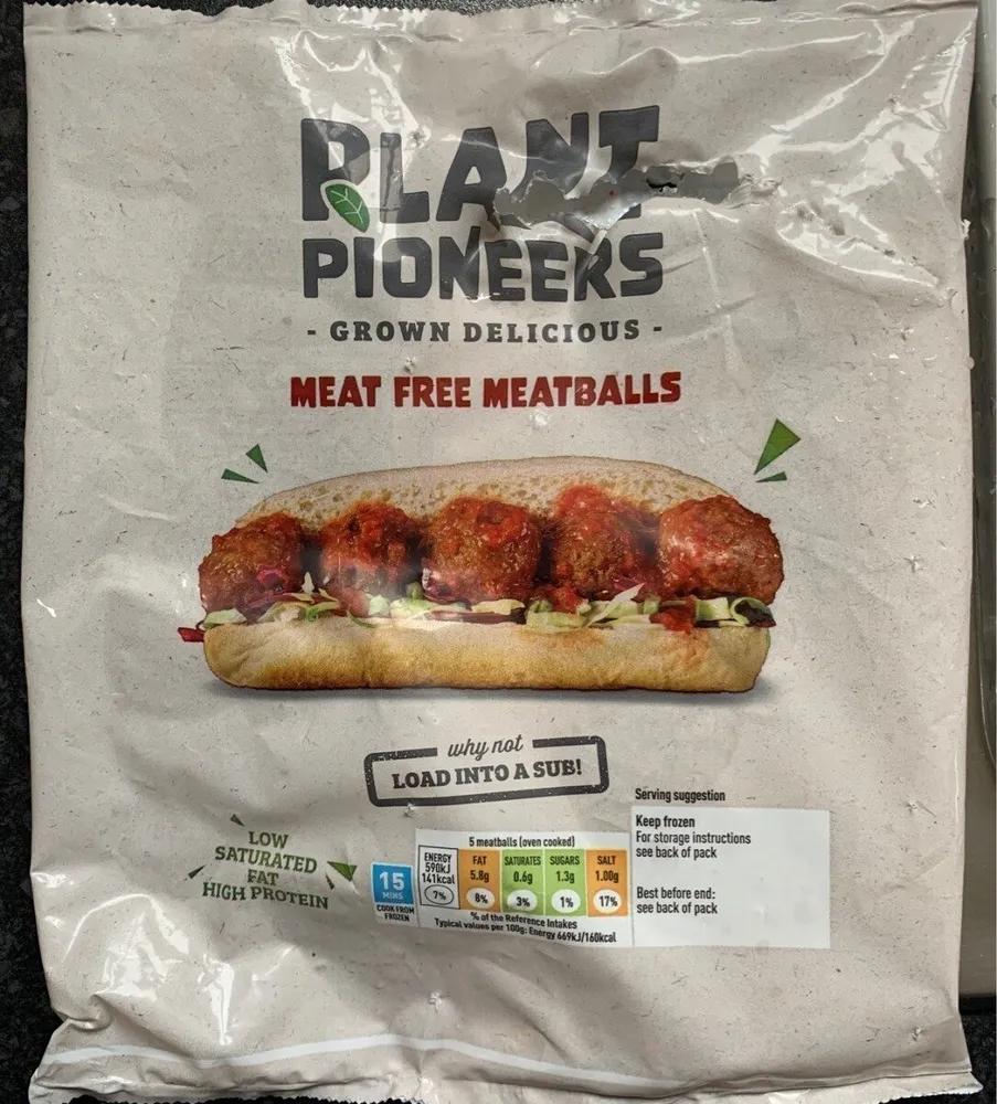 Plant Pioneers Meat Free Meatballs