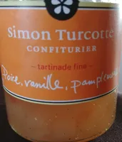 Tartinade poire vanille pamplemousse