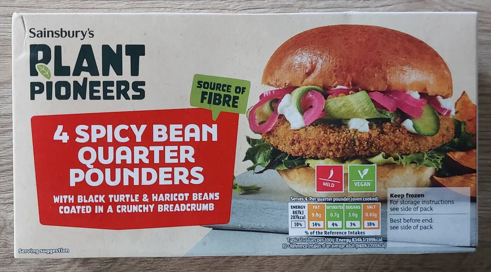 4 Spicy Bean Quarter Pounders