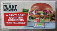 4 Spicy Bean Quarter Pounders