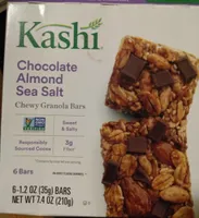 chewy granola bars, chocolate almond sea salt
