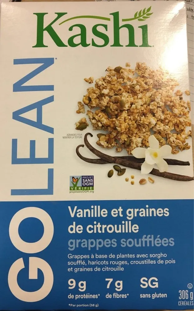 Grappes soufflées Vanille et graine de citrouille Go Lean