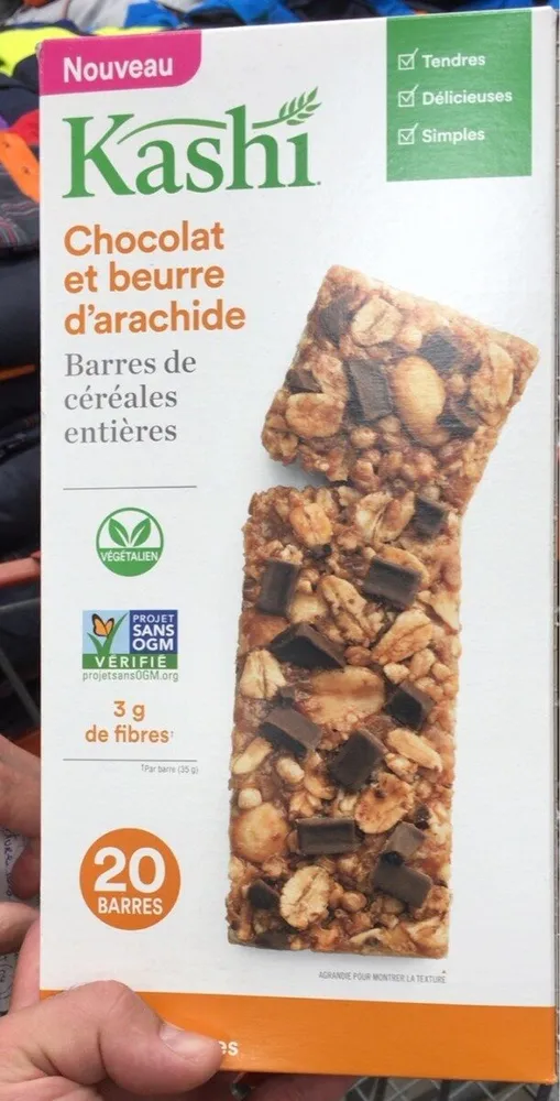 Chocolate Peanut Butter Whole Grain Bars
