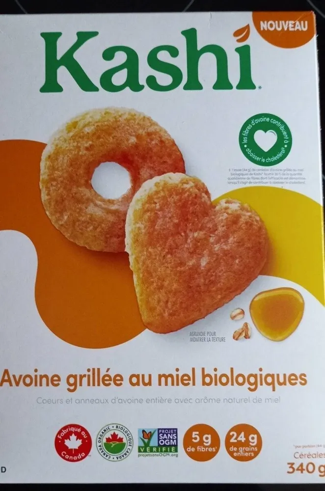 Honey Toasted Organic Oat Cereal