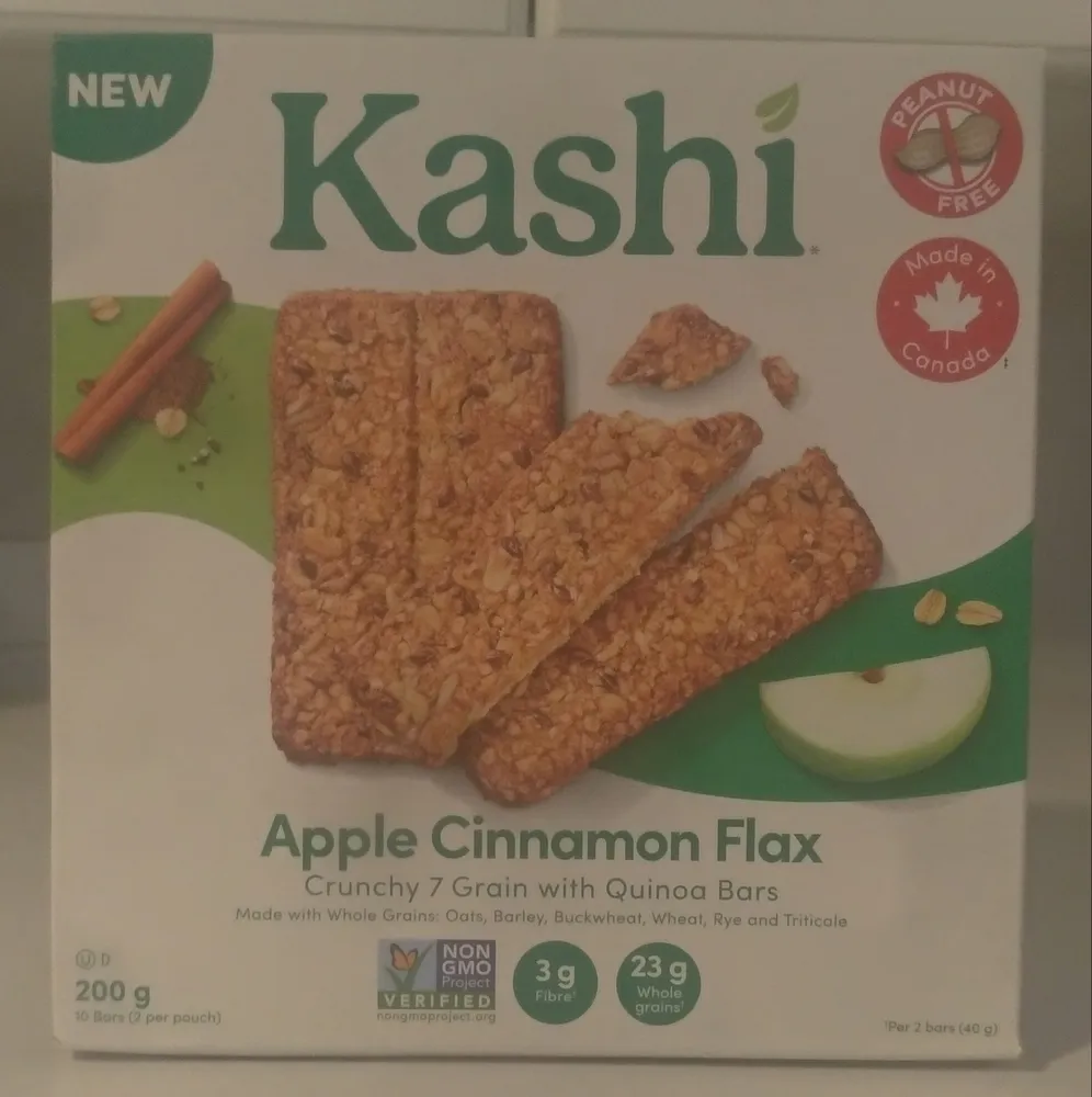 Apple Cinnamon Flax Crunchy 7 Grain with Quinoa Bars