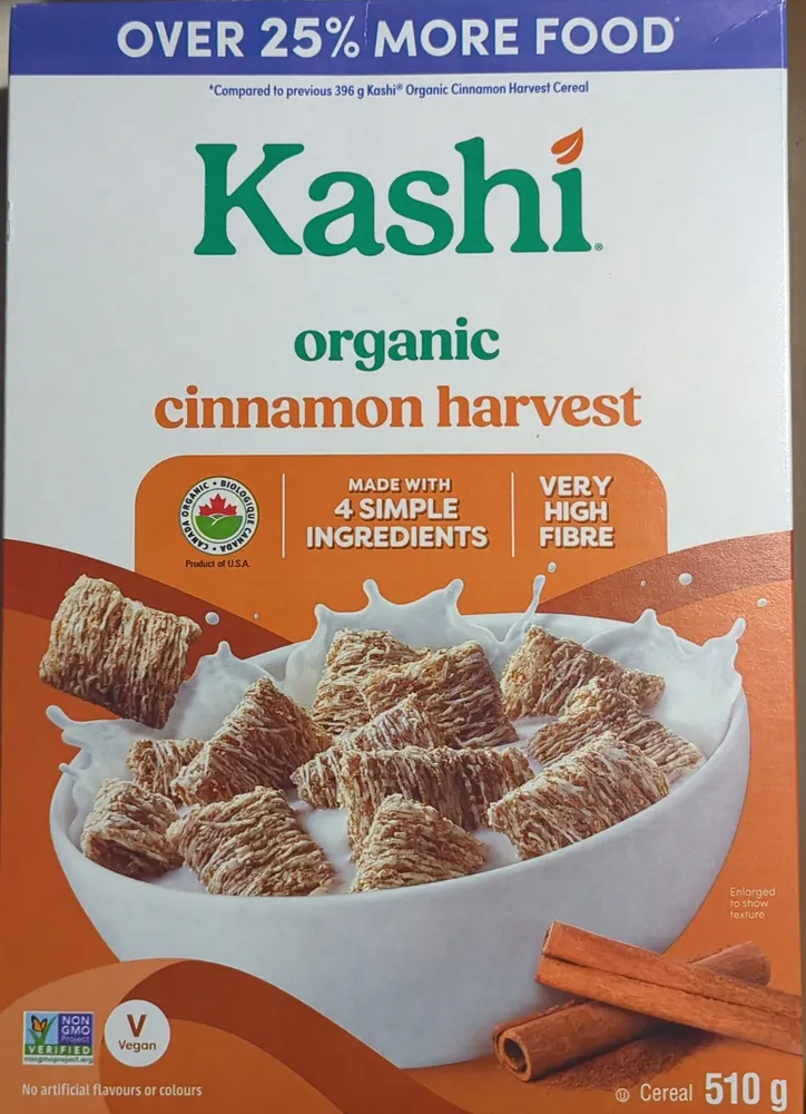Whole Wheat Cereal - Organic Cinnamon Harvest