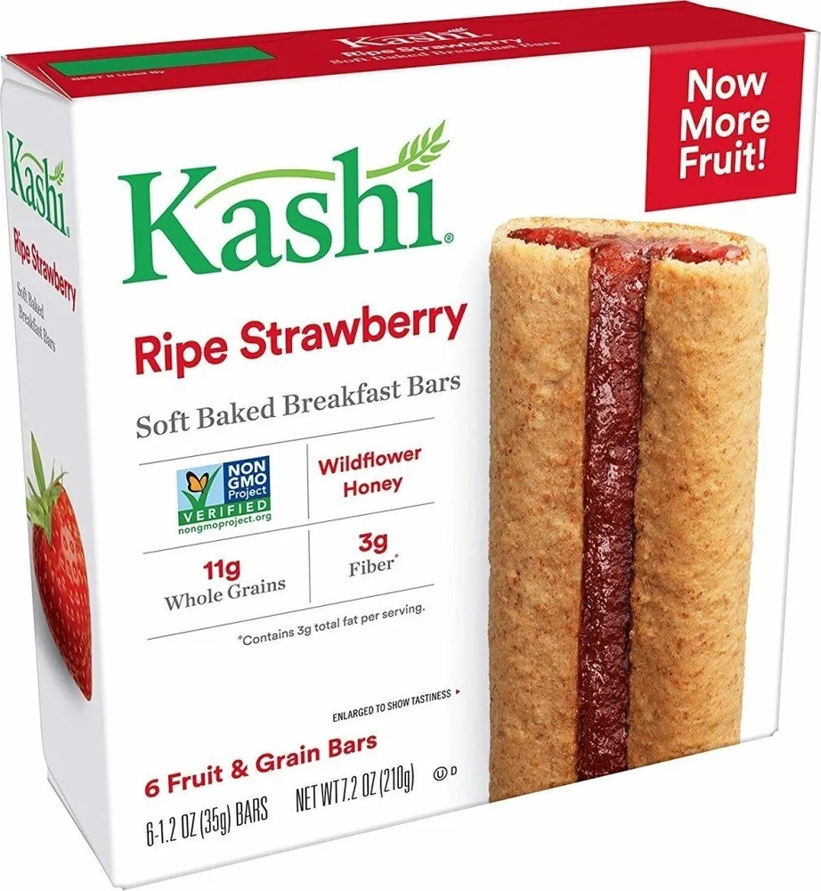 Soft baked breakfast bars ripe strawberry