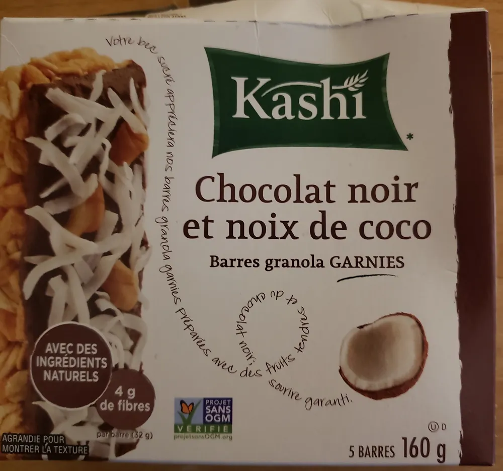 Barres Granola (chocolat Noir Et Noix De Coco)