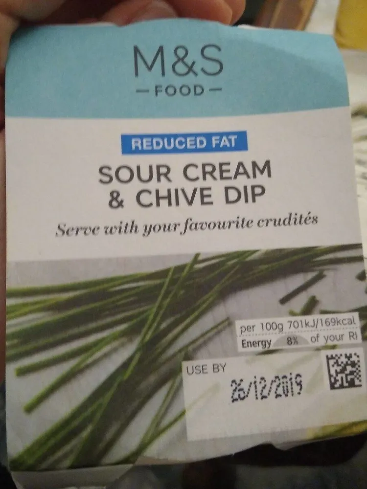 Sour cream & chive dip