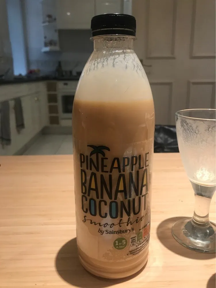 Pineapple Banana Coconut smoothie