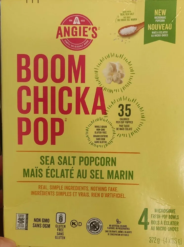 Sea Salt Microwave Popcorn