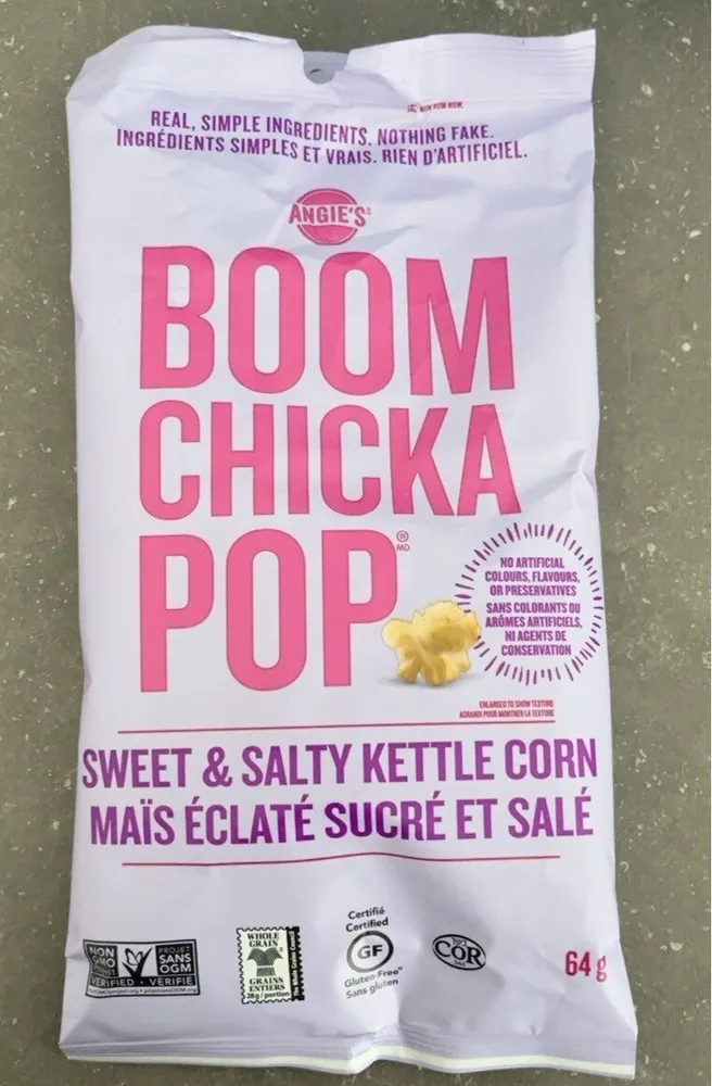 Maïs éclaté sucré et salé
