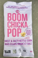 Maïs éclaté sucré et salé