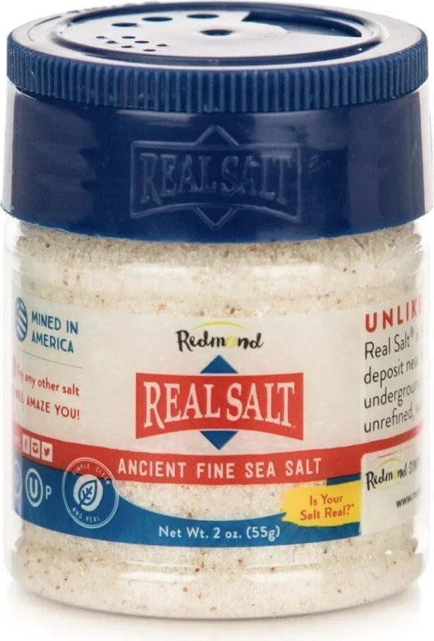 Real sea salt natural unrefined organic gluten free fine