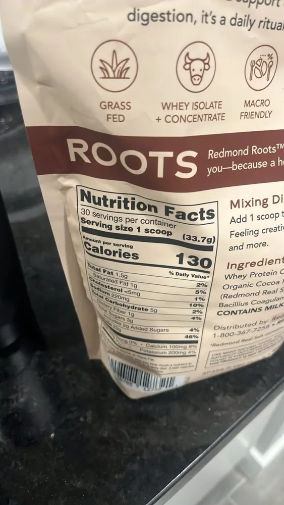 Redmond ROOTS protein powder
