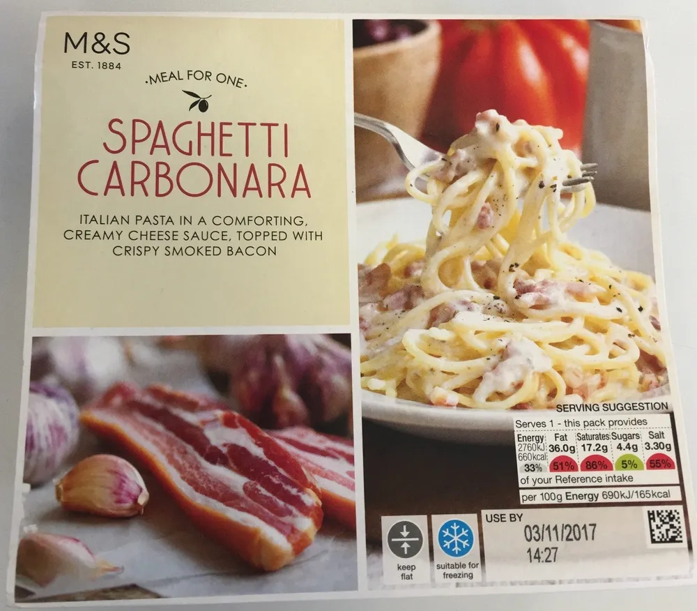 M&S Food Spaghetti Carbonara