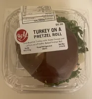 Turkey On A Pretzel Roll