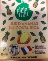 Jus d'ananas du Costa Rica