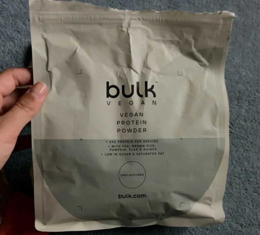 Vegan protein powder unflavoured