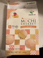Mochi mango sherbet