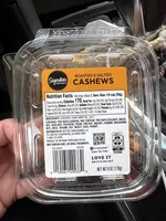 Roasted & salted cashews