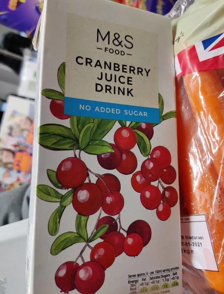 Cranberry juice